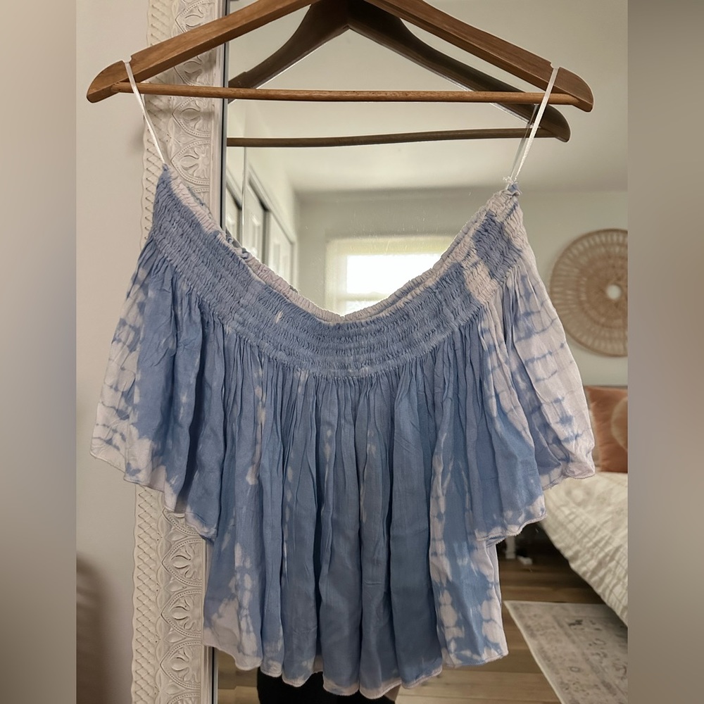 Boho Me | Off the shoulder tie dye top (XS)